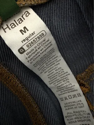 NEW Halara Flex High Waisted Pockets Washed Casual Wide Leg Jeans Size M thumbnail 12