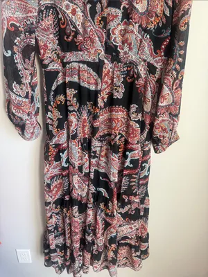Anthropologie Paisley Maxi Dress 12 thumbnail 10
