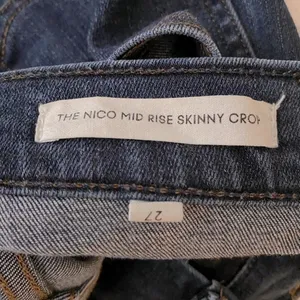 Aritzia Denim Forum The Nico Mid Rise Skinny Jeans Womens 27 Slim Stretch Crop thumbnail 10