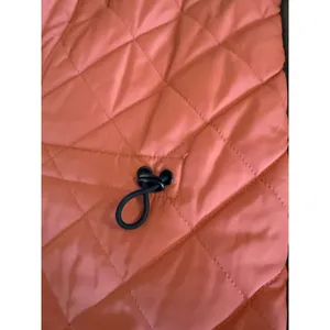 Universal Standard Reversible‎ Quilted Long Coat Brown Orange Hooded Parka Small thumbnail 8