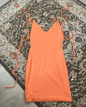 Coral Bodycon Mini Dress thumbnail 4