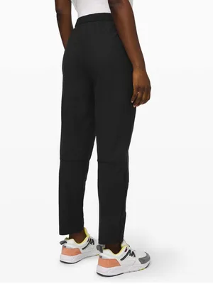 LULULEMON Essential High Rise Trouser Pants in Black size‎ 8 Pleated Front Ankle thumbnail 2