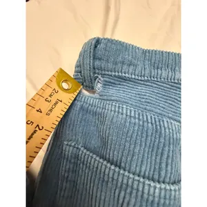 Reformation‎ Jeans Blue Corduroy Wide Leg Pants Button Fly High Rise Size 27 thumbnail 5