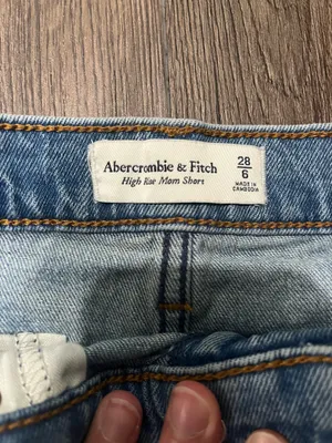 Abercrombie High-Rise Mom Shorts thumbnail 3