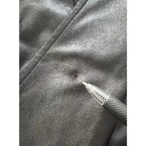 JM Collection Vegan Leather Draped Black Jacket Size M Open Front Blazer Casual thumbnail 9