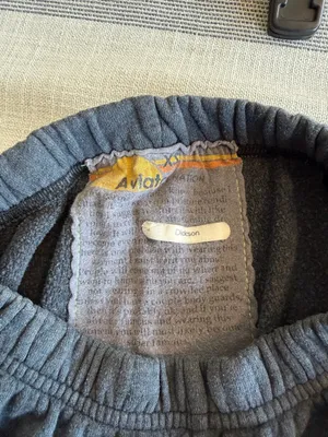 Aviator Nation Venice Sweatpants Charcoal Grey Rainbow Logo Size XS thumbnail 8