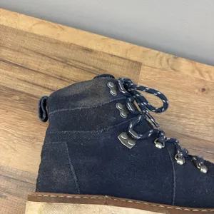 Toms Summit Suede Lace Up Hiking Boots Outdoor Dark Blue Women’s thumbnail 11