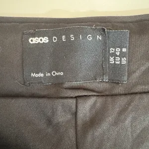 ASOS Design Sequin Shorts Black Silver Party High Rise Lined Disco Festiva Sz 8 thumbnail 5