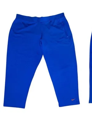 Nike Florida Gators NCAA Royal Blue Workout‎ Leggings Women’s XL Capris thumbnail 1