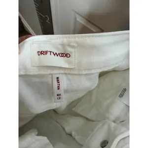 DRIFTWOOD Martha Wide Leg White Jeans Size 27 thumbnail 4