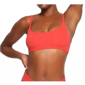 Skims Fits Everybody Scoop Neck Bralette Women’s‎ Size XS Poppy Red thumbnail 1
