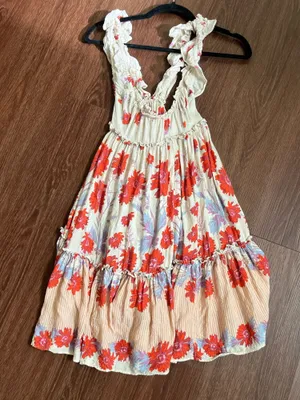 Free People XS Bali Wild Intimately Daisy Dress thumbnail 1