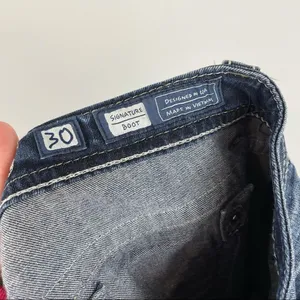 Miss Me Signature Bootcut Jeans Sz 30 Dark Wash Embellished Embroidered Y2K thumbnail 5