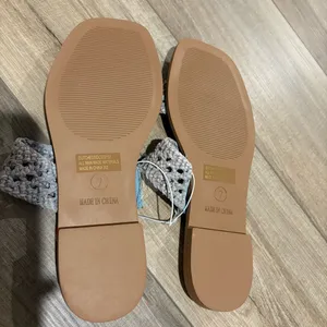 Steve Madden Dutchess Crochet Slide Sandals Blue and Cream size 7‎ thumbnail 4