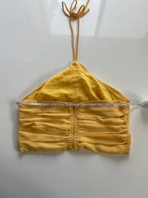Yellow Halter Top thumbnail 5