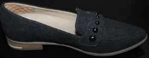 Women's Dr. Scholl's Faxon Studded Slip On Loafers Charcoal Gray Flats Size 7.5 thumbnail 5