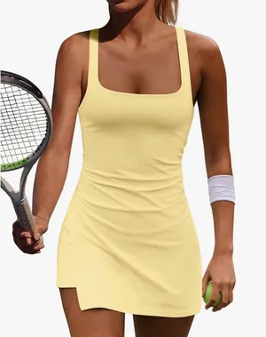 Athletic dress Yellow thumbnail 1