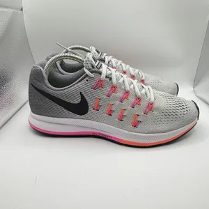 Nike Womens Air Zoom Pegasus 33 831356-006 Gray Running Shoes Sneakers Size 9.5 thumbnail 3
