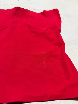 Zara NWT Strapless Red tube Top medium MSRP$30 thumbnail 2
