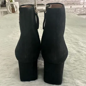 Kate Spade Alihandra Black Suede Booties Ankle‎ Boots Sz 5.5 5 1/2 New thumbnail 6