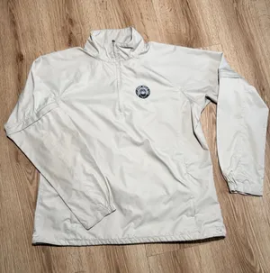Vintage Nike Golf Walt Disney World 1971‎ 1/4 Zip Windshirt Beige Womens L 12-14 thumbnail 1