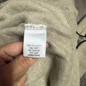 Croft & Barrow Tan Fleece Quarter Zip Pullover Men's Medium thumbnail 7