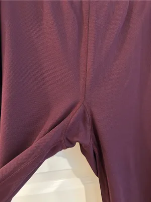 LL Bean Mid Weight Thermal Leggings Burgundy Size M thumbnail 6
