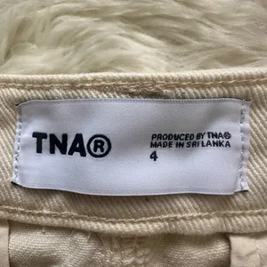 Aritzia Tna Pants Troop Cargo Pant Mid-Rise Utility 100% Cotton Cream Sz 4 thumbnail 6