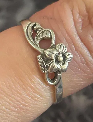 Z33 size 6.5 ring 925 sterling silver thumbnail 1