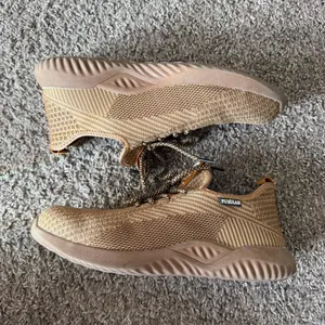 Furuian Brown Steel Toe Work Sneakers Men’s 8 thumbnail 4