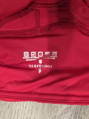 Soothfeel Womens Red High-Waisted Athletic Skirt With Built-In Shorts - Size S thumbnail 4