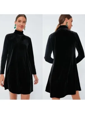 Tuckernuck Pommander Place Black Velvet Dress Small thumbnail 2