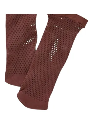 new Falke ✽ Autumn Basket Fishnet Anklet Socks ✽ Mahogany ✽ One Size Fits All ✽ thumbnail 4