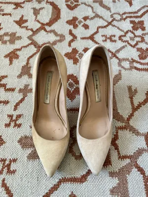 DVF Diane von Furstenberg Nude Pointed-Toe Stiletto Pumps 6.5 thumbnail 3