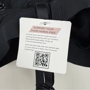 NWT Simple Wishes No Commitment Maternity & Nursing Bra Black Size Medium thumbnail 4