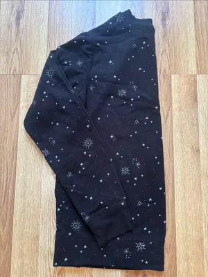 Stars Above Black Star Print Sweatshirt & Jogger Set thumbnail 4
