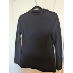 Lauren Ralph Lauren Womens Blue Button-Up Knit Sweater Blazer Gold Buttons S thumbnail 11