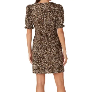 Marissa Webb Collective Carly Leopard Cheetah Mini Dress size 2 $398 thumbnail 7