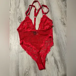 Victoria’s Secret hot pink teddy lingerie thumbnail 2