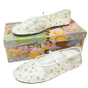 Anthropologie x‎ Jeffrey Campbell Floral Mesh Ballet Flats Size 7 NEW thumbnail 1