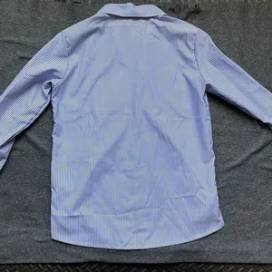 Women’s Stylish Striped Shirt Blue White Casual Button-Up size XS‎ NWOT thumbnail 6