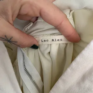 Lac Bleu 🤍Pearl White Mini Dress With Plunge Neck🤍 thumbnail 6