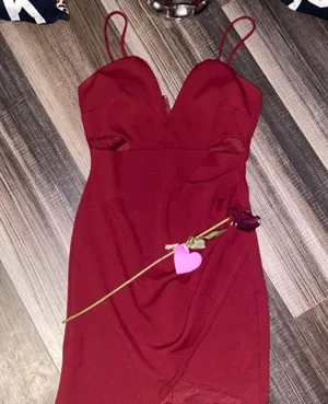 Windsor Red Ruched Spaghetti Strap Mini Dress thumbnail 8