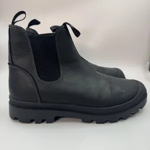 Steve Madden Insulate Waterproof Chelsea Boots Black Leather Men’s Size 8 thumbnail 2
