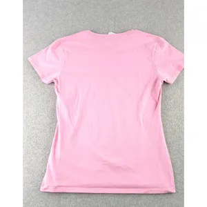 Women's Pink Barbie Logo‎ T-shirt Size Small Doll Super Cute Ladies Cut Iconic thumbnail 8
