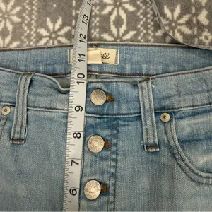 MADEWELL High Rise Skinny Crop Button‎ Front Edition JeanSize 30 Minimalist thumbnail 9
