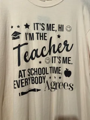 Comfort Colors Teacher Swiftie T-Shirt thumbnail 2