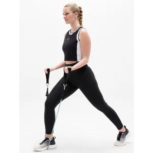 New Athleta M Power Serve Muscle Tank Medium Black Bright White thumbnail 6