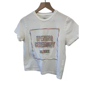 Opening Ceremony Logo Cropped white T-shirt XS Authentic thumbnail 4