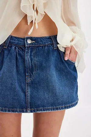 Free people Demi Denim Skort thumbnail 1